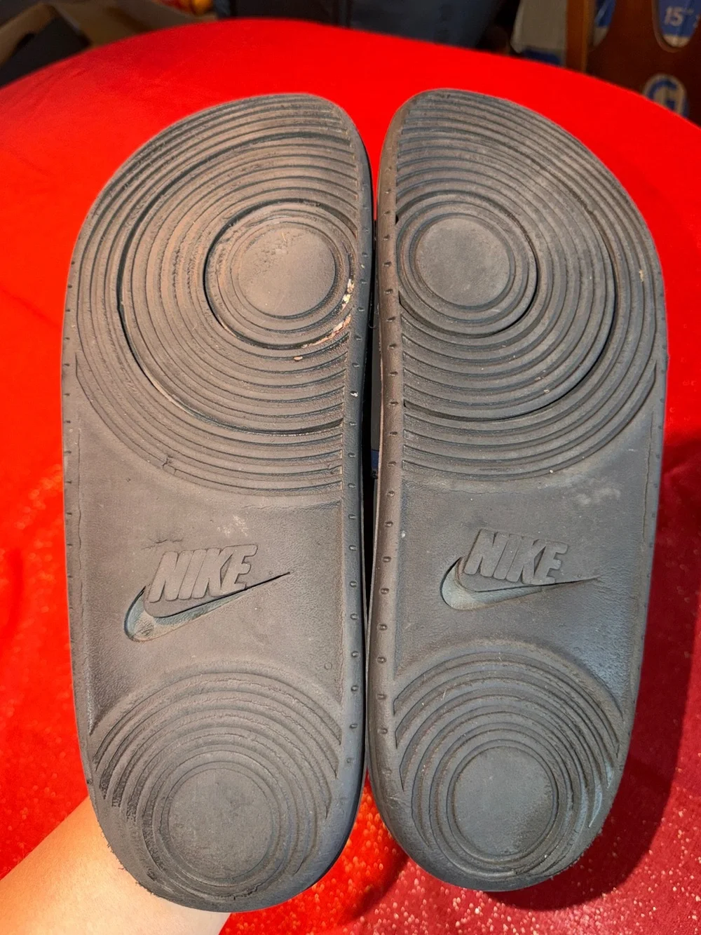 Nike Off-Court Black University of Michigan Wolverines Slides Sz:16